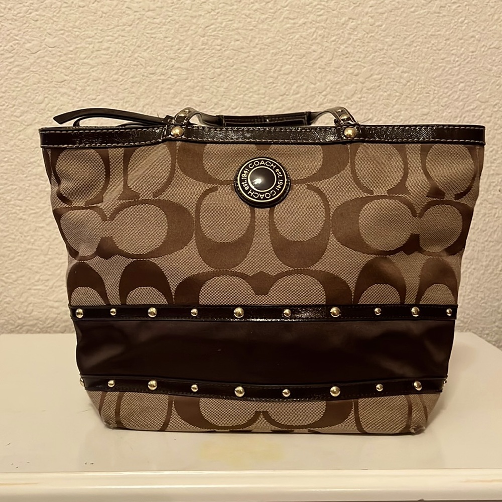 Used Coach tote bag. - Picture 1 of 7